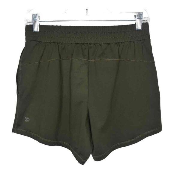 All In Motion Womens Olive Green Elastic Waistband Side Pockets Casual Shorts XS - Picture 3 of 6